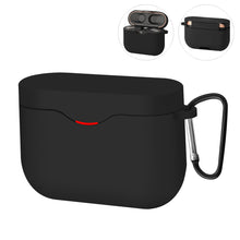 画像をギャラリービューアに読み込む, Geekria シリコン カバー 互換性 カバー ソニー SONY WF-1000XM3 対応 True Wireless Earbuds 充電ケース充電ケースカバー 外装カバー キーホルダーフック付き、充電ポートアクセス可能、フロントLED可視