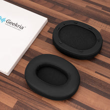 画像をギャラリービューアに読み込む, Geekria イヤーパッド QuickFit 互換性 パッド ソニー Sony ULT WEAR, WH-ULT900N ヘッドホンに対応 パッド イヤー / イヤーカップ プロテインレザー (ブラック)