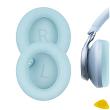 画像をギャラリービューアに読み込む, Geekria イヤーパッド QuickFit 互換性 パッド アンカー Anker Soundcore Space One ヘッドホンに対応 パッド イヤー / イヤーカップ プロテインレザー (青)