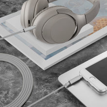 画像をギャラリービューアに読み込む, Geekria オーディオケーブル マイク付き Sony ULT Wear WH-1000XM5 WH-1000XM4 WH-CH720N ヘッドホンケーブル対応 3.5mm - 3.5mm 交換用ステレオコード インラインマイクとボリュームコントロール付き (4 フィート/1.2 m)