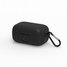 画像をギャラリービューアに読み込む, Geekria シリコンカバー 互換性カバーゼンハイザー Sennheiser MOMENTUM True Wireless 4 対応 True Wireless Earbuds 充電ケースカバー 外装カバー キーホルダーフック付き、充電ポートアクセス可能(黒)