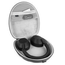 画像をギャラリービューアに読み込む, Geekria ケース PRO ヘッドホンケース 互換性 ハードケース 旅行用 ハードシェルケース ソニー Sony WH-1000XM5, WH-CH710N, WH-CH700N, MDR-M1ST, MDR-XB950, ゼンハイザー Sennheiser PXC550, パロット Parrot Zik, Zik 2, Zik 3.0, ビーアンドダブリュ B&W PX7, PX5 に対応 収納ポーチ付き (黒い)