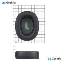 画像をギャラリービューアに読み込む, Geekria イヤーパッド QuickFit 互換性 パッド ジェイビーエル JBL Everest 710, Everest 710 BT ヘッドホンに対応 パッド イヤー / イヤーカップ (プロテインレザー / 黒)