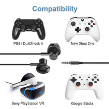 画像をギャラリービューアに読み込む, Geekria ゲーミングイヤホン 有線 3.5MM PC PlayStation 4 スマホ Google Stadia 新バージョン Xbox One 等に対応 マイク ボリュームコントロール 付き 120cm