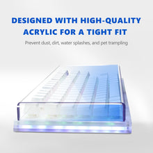 画像をギャラリービューアに読み込む, Geekria キーボード カバー ケース 互換品 ロジクール G Logicool G713/ G715 テンキーレス ワイヤレスメカニカルゲーミングキーボード アクリルカバー 保護カバー(グラデーションブルー)