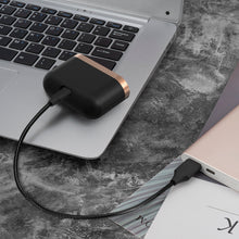 画像をギャラリービューアに読み込む, Geekria PUレザー 充電ケーブル 互換性 Type-C 充電コード USB to USB-C ソニー Sony LinkBuds S LinkBuds WF-LS900N WF-L900 INZONE Buds WF-C500 に対応 (黒/30cm 2パック)