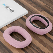 画像をギャラリービューアに読み込む, Geekria NOVAイヤーパッド 互換性 パッド ロジクール Logicool Zone Vibe 100 ヘッドホンに対応 パッド イヤー / イヤーカップメッシュファブリック (ピンク)