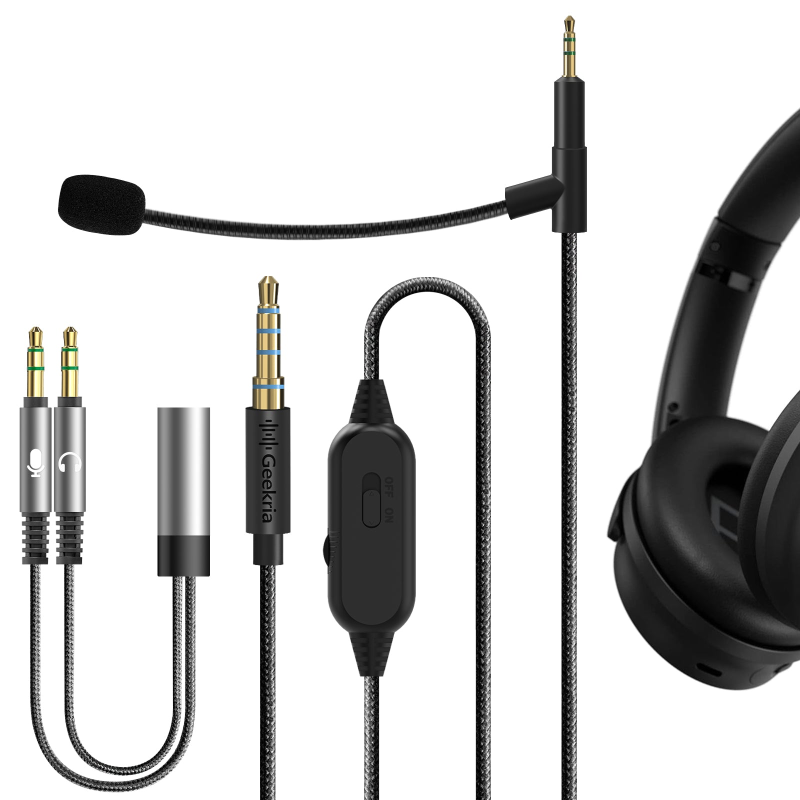 Amazon.co.jp: ヘッドセット 携帯電話用 ノイズキャンセリング