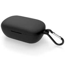 画像をギャラリービューアに読み込む, Geekria シリコン カバー 互換性 カバー アンカー Anker Soundcore Life P2 対応 True Wireless Earbuds 充電ケースカバー 外装カバー キーホルダーフック付き、充電ポートアクセス可能 (青)