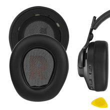 画像をギャラリービューアに読み込む, Geekria イヤーパッド QuickFit 互換性 パッドジェイビーエル JBL Quantum 400 ヘッドホンに対応 パッド イヤー / イヤーカップ プ ロテインレザー (黒)