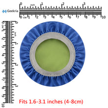 画像をギャラリービューアに読み込む, Geekria カバー 2 ペア 互換性 イヤーパッドカバー (SGS認証済) 劣化防止、防塵 ヘッドホン交換用 ストレッチニット 4-8CM ヘッドホン用 洗濯可 (Small / ポップインディゴ)