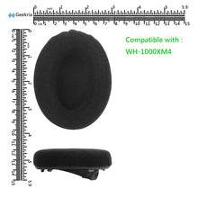 画像をギャラリービューアに読み込む, Geekria イヤーパッド Comfort 互換性 パッド ソニー Sony WH-1000XM4 ヘッドホンに対応 パッド イヤー / イヤーカップ (ベロア/ ブラック)