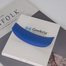 画像をギャラリービューアに読み込む, Geekria ヘッドバンド 互換性 ヘッドホンヘッドバンド プロテインレザーパッドジェイビーエル JBL Quantum 100, Q 100 対応 交換用 (青)