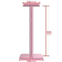 画像をギャラリービューアに読み込む, Geekria ヘッドホンスタンド アルミニウム合金 オーバーイヤー ヘッドホン、ゲームヘッドセット用の ホルダー, デスクディスプレイハンガー 頑丈なヘビーベース ボーズ Bose QC35II Gaming, QC35II, QC35, Studio3, Studio2, ソニー Sony WH-1000XM4, WH-1000XM3 と互換性 (ピンク)
