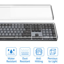 画像をギャラリービューアに読み込む, Geekria キーボード カバー ケース 互換品 ロジクール Logicool KX850 MX MECHANICAL ワイヤレス メカニカル パフォーマンス キーボード 透明アクリルカバー 保護カバー