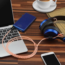 画像をギャラリービューアに読み込む, Geekria Apollo 4N OCC アップグレード ケーブル ゼンハイザー Sennheiser HD25, HD25-1, HD25-1 II, HD25-C, HD25-13 等ヘッドホン 対応 オーディオ ケーブル 4芯 (2.5mmプラグ)