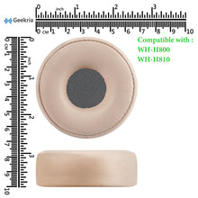 画像をギャラリービューアに読み込む, Geekria イヤーパッド QuickFit 互換性 パッド ソニー Sony WH-H800 ヘッドホンに対応 パッド イヤー / イヤーカップ ( プロテインレザー / ゴールデン )
