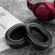 画像をギャラリービューアに読み込む, Geekria イヤーパッド QuickFit 互換性 パッド ソニー Sony MDR-100ABN WH-H900N ヘッドホンに対応 パッド イヤー / イヤーカップ ( プロテインレザー / ブラック )