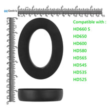 画像をギャラリービューアに読み込む, Geekria イヤーパッド Sport 互換性 パッド ゼンハイザー Sennheiser HD525 HD535 HD545 HD565 HD580 HD600 HD650 HD660S ヘッドホンに対応 パッド イヤー / イヤーカップ (冷却ジェル / ブラック)