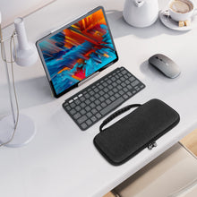 画像をギャラリービューアに読み込む, Geekria キーボード キャリング ケース、ロジクール Logicool KEYS-to-GO 2 ハードシェル保護トラベルバッグ対応 (ダークグレー)