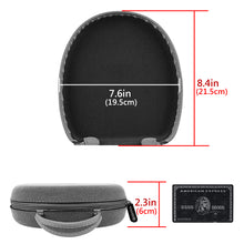 画像をギャラリービューアに読み込む, Geekria ケース Shield ヘッドホンケース 互換性 ハードケース 旅行用 ハードシェルケース ソニー Sony WH-CH720n, WH-CH710N, WH-CH700N, WH-1000XM4, WH-1000XM3, MDR-M1ST, MDR-XB950BT, XB950B1, XB950N1 に対応 収納ポーチ付き (マイクロファイバーグレー)