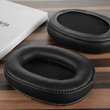 画像をギャラリービューアに読み込む, Geekria イヤーパッド QuickFit 互換性 パッド オーディオテクニカ Audio-Technica ATH-SR9 ATH-DSR9BT ATH-DSR7BT ヘッドホンに対応 パッド イヤー / イヤーカップ (プロテインレザー / ブラック)