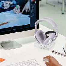 画像をギャラリービューアに読み込む, Geekria ヘッドホン 充電スタンド AirPods Max (USB-C)に対応 アクリル充電ドック 充電ベース スリープ省電力モード付き (クリア)