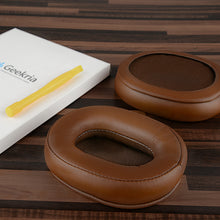 画像をギャラリービューアに読み込む, Geekria イヤーパッド QuickFit 互換性 パッド オーディオテクニカ ATH M50X, M50XBT, -M50xBT2, M50, M40X, M30, M20, M10, ATH-MSR7 ヘッドホンに対応 パッド イヤー / イヤーカップ ( プロテインレザー / ブラウン)