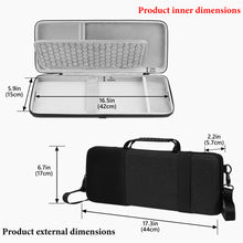 画像をギャラリービューアに読み込む, Geekria 75% 84鍵 キーボードとマウス コンボ キャリングケース AULA F75 Pro / F75, Keychron K2 Version 2/ K2/ Q1/ V1, ASUS ROG Azoth 75%, Redragon K673 PROキーボードと互換性あり ハードシェル トラベルバッグ