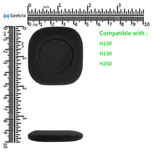 画像をギャラリービューアに読み込む, Geekria イヤーパッド QuickFit 互換性 パッド ロジクール Logitech H150 H151 H130 H250 ヘッドホンに対応 パッド イヤー / イヤーカップ (スポンジ / 黒)