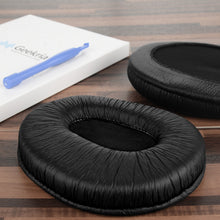 画像をギャラリービューアに読み込む, Geekria イヤーパッド QuickFit 互換性 パッド ソニー SONY MDR Z600 Z900 V600 V900 V900HD 7509 7509HD ヘッドホンに対応 パッド イヤー / イヤーカップ (プロテインレザー/ブラック)