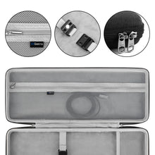 画像をギャラリービューアに読み込む, Geekria 75% キーボードケース、ハードシェルトラベルキャリーバッグ、コンパクトな84キーコンピューターメカニカルゲーミングキーボード用、ロジクール Logicool POP Keys/ POP ICON Combo/ MX Mechanical Miniに対応 (ダークグレー)