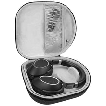 画像をギャラリービューアに読み込む, Geekria ケース Shield ヘッドホンケース 互換性 ハードケース 旅行用 ハードシェルケース レイフラット On-Ear/Over-Ear Headphones に対応 収納ポーチ付属 (ダークグレー)
