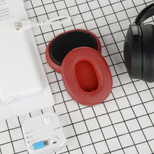 画像をギャラリービューアに読み込む, Geekria QuickFit イヤーパッド 互換性 パッド スカルキャンデ Skullcandy Venue Wireless ANC ヘッドホンに対応 イヤパッド/イヤークッション/イヤーカップ ( プロテインレザー / 赤 )