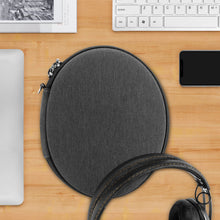 画像をギャラリービューアに読み込む, Geekria ケース Sheild ヘッドホンケース 互換性 ハードケース 旅行用 ハードシェルケース ゼンハイザー Sennheiser MOMENTUM 3 Wireless, HD 350BT, HD 450BT, PXC 550 II に対応 収納ポーチ付き (ダークグレー)