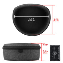 画像をギャラリービューアに読み込む, Geekria ケース Sheild ヘッドホンケース 互換性 ハードケース 旅行用 ハードシェルケース ソニー Sony WH1000XM2, H-H900N, WH-H910N, WH-H800, WH-XB900N, MDR100ABN, MDR100AAP に対応 収納ポーチ付き (ダークグレー)