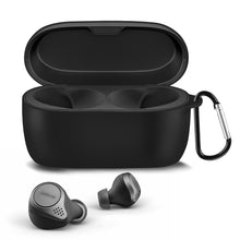 画像をギャラリービューアに読み込む, Geekria シリコン カバー 互換性 カバー Jabra Elite Active 75t, Elite 75t 対応 True Wireless Earbuds 充電ケース充電ケースカバー 外装カバー キーホルダーフック付き、充電ポートアクセス可能