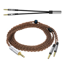 画像をギャラリービューアに読み込む, Geekria Apollo シングルクリスタル銅アップグレードオーディオケーブル、VZR Model One オーディオファンゲーミングヘッドセット対応、3.5mm (1/8'') からデュアル 3.5mm 交換用ヘッドフォンコード (4.9 フィート / 1.5 m)