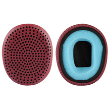 画像をギャラリービューアに読み込む, Geekria イヤーパッド QuickFit 互換性 パッド スカルキャンディ Skullcandy Riff Wireless ヘッドホンに対応 パッド イヤー / イヤーカップ ( プロテインレザー / 真紅)