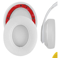 画像をギャラリービューアに読み込む, Geekria イヤーパッド QuickFit 互換性 パッド ビーツバイドクタードレ Beats Studio 3, Studio 3.0 Wireless (A1914) ヘッドホンに対応 パッド イヤー / イヤーカップ (プロテインレザー / 白い)