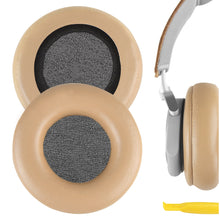 画像をギャラリービューアに読み込む, Geekria イヤーパッド QuickFit 互換性 パッド グアンドオルフセン Bang & Olufsen Beoplay H4, H6, H7, H9, H9i, HX, Portal ヘッドホンに対応 パッド イヤー / イヤーカップ No Plastic Clip (プロテインレザー / 茶色)