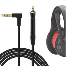 画像をギャラリービューアに読み込む, Geekria オーディオケーブル Sennheiser Game One、Game Zero、PC 373D、GSP 350、GSP 500、GSP 600対応 スリム2.5mmプラグ ゲーミングヘッドセット交換ケーブル(2m)