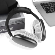 画像をギャラリービューアに読み込む, Geekria カバー 100 個入(50ペア) ヘッドホンカバー 不織布 使い捨て イヤーパッドカバー ストレッチニット オーバーイヤー ヘッドホン用 劣化防止、防塵 (中 / ホワイト)