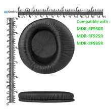 画像をギャラリービューアに読み込む, Geekria イヤーパッド 互換性 パッド ソニー Sony TMR/MDR-RF985R, RF960R, RF960RK, RF970, RF970RK, RF925RK RF865, RF865R, RF865RK, RF860/860F & MDR-DS6500 (RF6500) ヘッドホンに対応 パッド イヤー / イヤーカップ ( プロテインレザー/ ブラック)