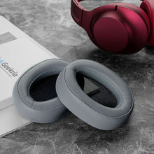 画像をギャラリービューアに読み込む, Geekria イヤーパッド QuickFit 互換性 パッド ソニー Sony MDR-100ABN WH-H900N ヘッドホンに対応 パッド イヤー / イヤーカップ ( プロテインレザー / 灰色がかった緑 )