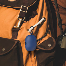 画像をギャラリービューアに読み込む, Geekria シリコンカバー 互換性 カバーアンカー Anker Soundcore Liberty 4 Pro 対応 True Wireless Earbuds 充電ケース充電ケースカバー 外装カバーキーホルダーフック付き、充電ポートアクセス可能、フロントLED可視 (青)