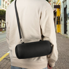 画像をギャラリービューアに読み込む, Geekria Shield スピーカーケース JBL Pulse 5 Bluetoothスピーカーケースと互換性あり 交換用ハードシェル トラベルキャリーバッグ ケーブル収納付き (ブラック)