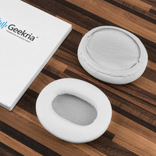 画像をギャラリービューアに読み込む, Geekria イヤーパッド QuickFit 互換性 パッド ソニー Sony WH-CH700N/ CH710N/ CH720N ヘッドホンに対応 パッド イヤー / イヤーカップ プロテインレザー (白)