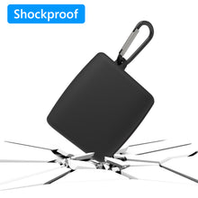 画像をギャラリービューアに読み込む, Geekria Silicone カバー オーディオテクニカ / Audio-Technica ATH-TWX9 と互換性のある True Wireless Earbuds 充電ケース カバー 充電ポートにアクセスするためのキーチェーン フック付き (BLACK)