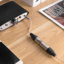 画像をギャラリービューアに読み込む, Geekria 4.4mm Male から 4 Pin XLR Female Balanced ヘッドフォンアダプター、銀メッキ銅アップグレード 変換オーディオコード (20cm / 1 パック)